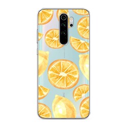 Силиконовый чехол Апельсины и лимоны на Xiaomi Redmi Note 8 Pro