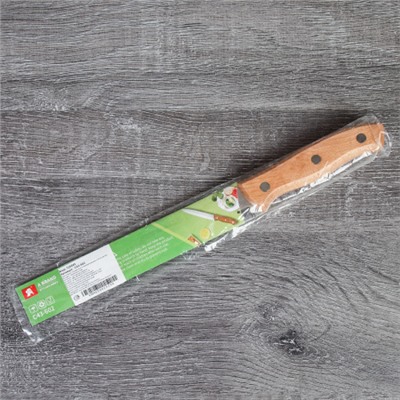 Нож кухонный 16 см, деревянная ручка / C43-602 /уп 360/