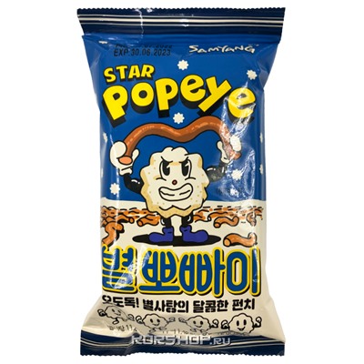 Снэки Star Popeye Samyang, Корея, 72 г Акция