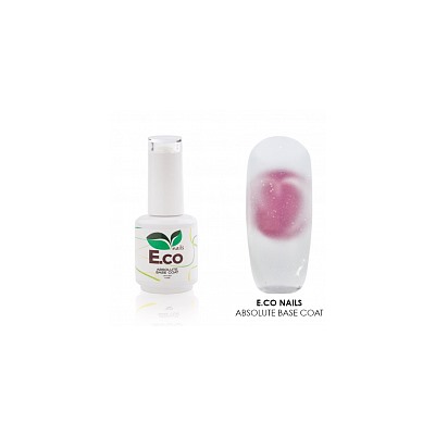 E.Co Nails, Absolute Base Coat - камуфлирующая база (№00 прозрачный), 15 мл