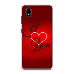 Силиконовый чехол I love you 3 на ZTE Blade A3 (2020)