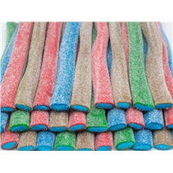 Палочки гигантские разноцветные с начинкой в сахаре