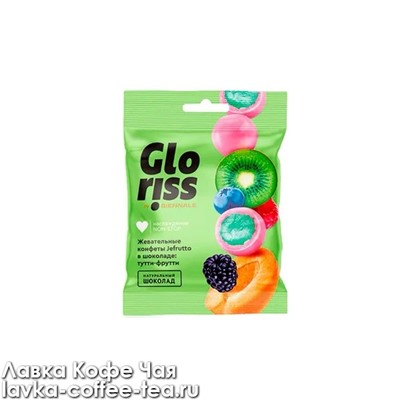 жевательные конфеты Gloriss Jefrutto со вкусом тутти-фрутти 35 г.