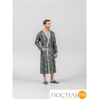 Togas АНТАЛЬ сер Халат 2XL-3XL(52-54), 1 пр., 100% хлопок, 300 г/м2