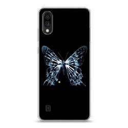 Силиконовый чехол Бабочка рентген на ZTE Blade A5 (2020)