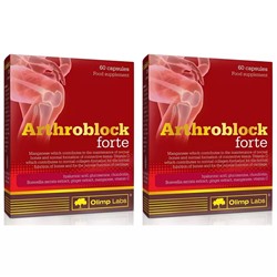 Arthroblock Forte биологически активная добавка к пище, 900 мг, №60 х 2 шт