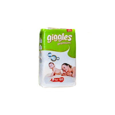 Giggles Подгузники Maxi 7-18кг 60шт