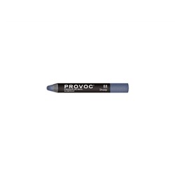 Provoc Тени-карандаш водостойкие, №03 / Eyeshadow Gel Pencil, мокрый асфальт шиммер