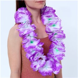 Гавайское ожерелье «Лепесточки», цвет фиолетовый 7471603