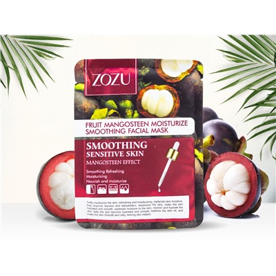 Омолаживающая тканевая маска с Мангустином Zozu Fruit Mango, 25 г