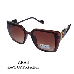 Очки солнцезащитные женские ARAS, коричневые, 8832 С2, арт. 129.049