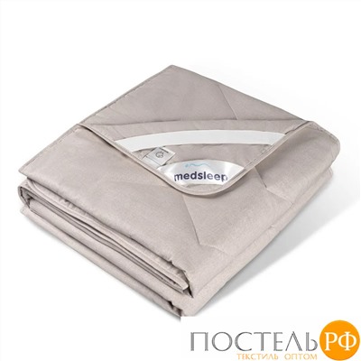 MedSleep ARIES Стеганый Hаматрасник 180х200, 1пр, хлопок/шерсть/микровол. 200 гр/м2