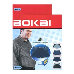 Мужские трусы Bokai 614 боксеры хлопок 5XL-8XL