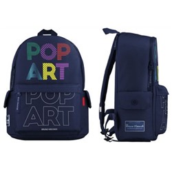 Рюкзак молодежный "POP ART" (СИНИЙ) 30х40х17 см 12-003-155/02 Bruno Visconti