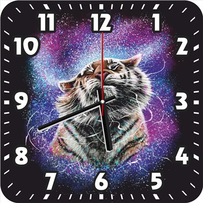 Часы Тигр брызги 1131