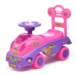 Толокар «Машинка для девочки», с музыкой, цвет розовый 520598