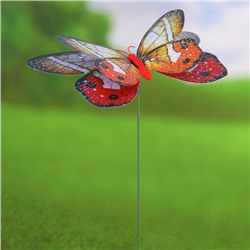 Штекер садовый, декоративный "Бабочка" 20х14см, 45см