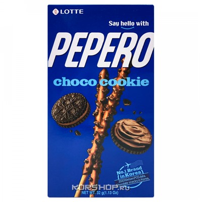 Соломка в шоколадной глазури Choco Cookie Pepero Lotte, Корея, 32 г Акция