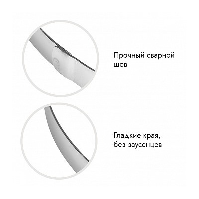 Кольцо для нарезки бисквитов d=24,2 см, h=1 см