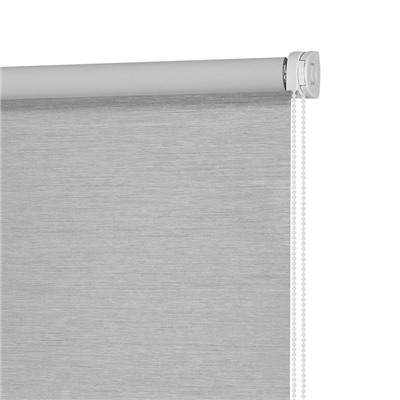 Рулонная штора ролло блэкаут "Сатин", серый  (ax-200082-gr)