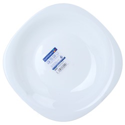 Суповая тарелка «Карина» белая 21 см.