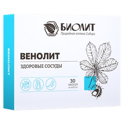 Венолит здоровые сосуды 30 капс.