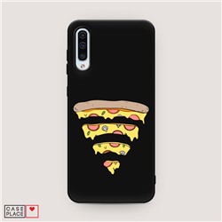 Матовый силиконовый чехол Pizza wi-fi на Samsung Galaxy A50