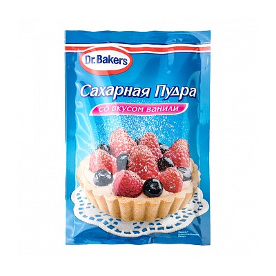 Пудра сахарная со вкусом ванили Dr.Bakers, 80 г