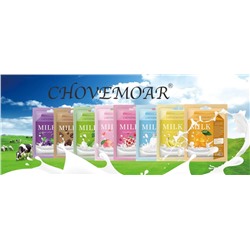 Chovemoar Питательная и увлажняющая маска для лица с протеинами молока и с экстрактом персика