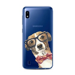 Силиконовый чехол Умный пес на Samsung Galaxy A10