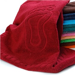 Баракат-Текс / Полотенце махровое - Ножки, цвет бордовый