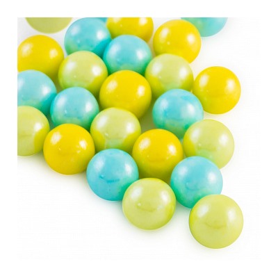 Сахарные шарики желтые/зеленые/голубые 12 мм, 50 гр