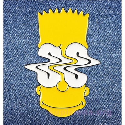 Брошь-значок «Барт Симпсон»