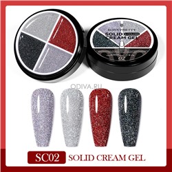 Born Pretty, Solid Cream Gel - гель-лак 4в1 (SC02), 15 гр