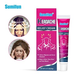 Sumifun Headache Relief Cream Крем для снятия головной боли 20гр (розовая кор.)