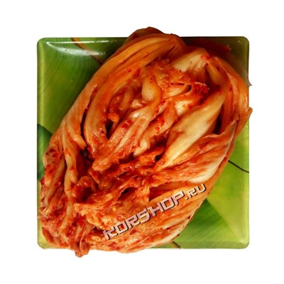 Кимчи —  квашенная целиком капуста по южно-корейски (острая) Чонджон, 900 г