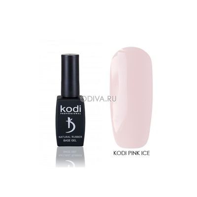 Kodi, Natural Rubber Base - камуфлирующая база (Pink ice),12 мл