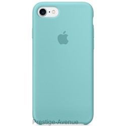 Силиконовый чехол для iPhone 7/8 -Синее море (Sea Blue)