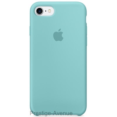 Силиконовый чехол для iPhone 7/8 -Синее море (Sea Blue)