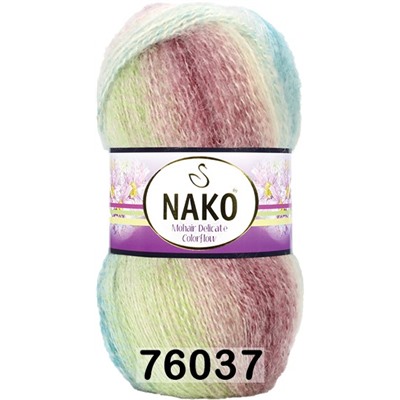 Пряжа Nako Mohair Delicate Colorflow