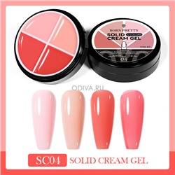 Born Pretty, Solid Cream Gel - гель-лак 4в1 (SC04), 15 гр