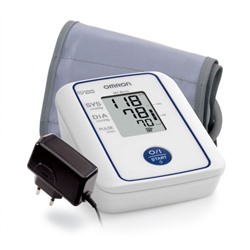 Тонометр автоматический OMRON M2 Basic (стандартная манжета, с адаптером )  оптом или мелким оптом