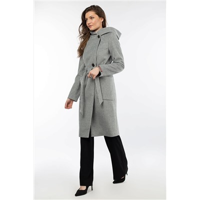 01-10400 Пальто женское демисезонное (пояс)