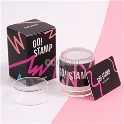 Go! Stamp, набор для стемпинга: двойной штамп и мини-скрапер