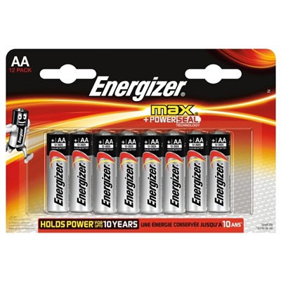 Батарейка ENERGIZER Industrial/MAX ААA 1.5V/LR06 (8 шт.) (Щелочной элемент питания)