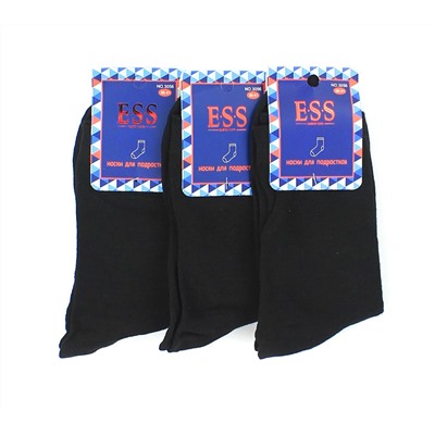 Подростковые носки Ess 3056-20 чёрные