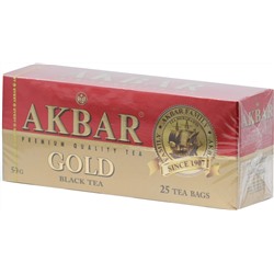 AKBAR. Gold карт.пачка, 25 пак.