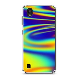 Силиконовый чехол Holographic texture на ZTE Blade A5 (2019)