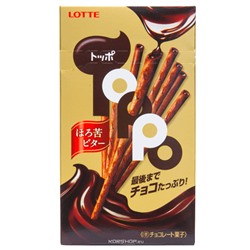 Хрустящие палочки с горьким шоколадом Toppo Bitter Lotte, Япония, 72 г. Срок до 31.12.2022. АкцияРаспродажа