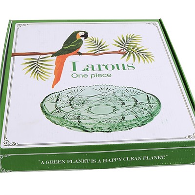 1076G Поднос LAROUS GREEN, 29 см.(х6)